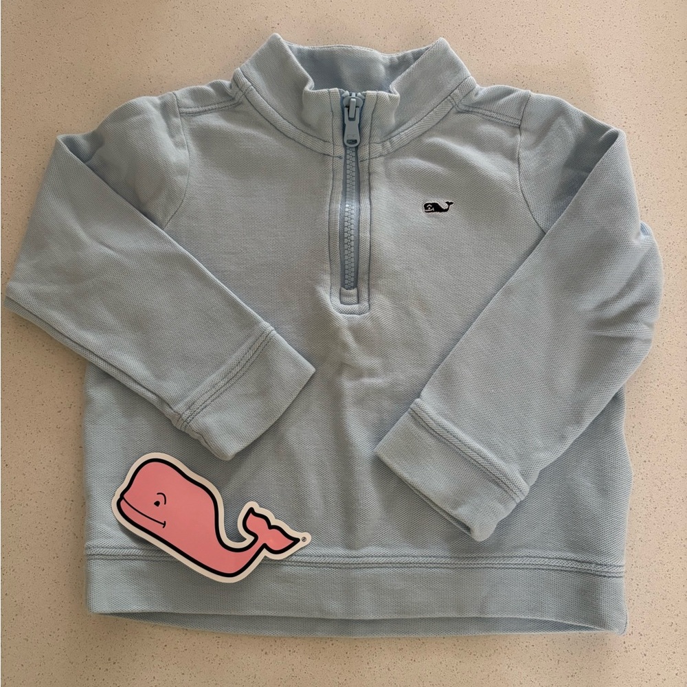 Vineyard Vines Light Blue Zip-Up